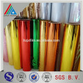 Metallic polyester gold mpet film